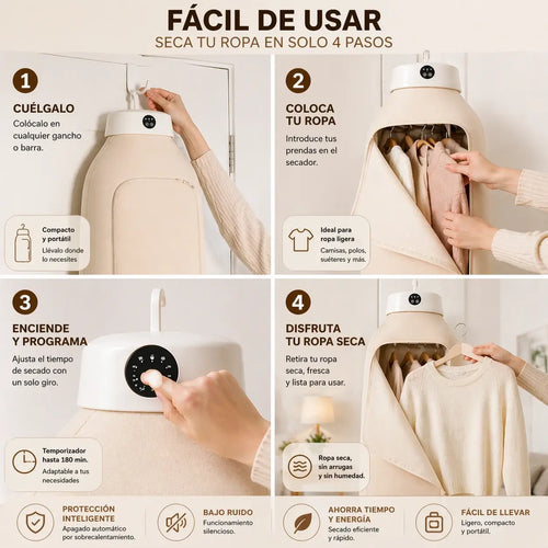 Secador de Ropa Portátil